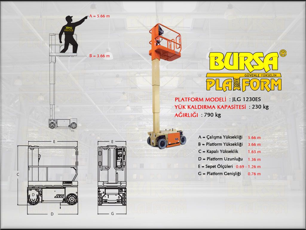 DKEY PLATFORM - 6 Metre Dikey Platform